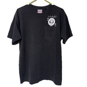 Vtg Bayside Winterfest 2011 WYOMING BROTHERHOOD FUND Pocket Tee USA Made Men L